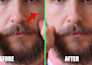 remove blemishes and unwanted objects from faces in videos